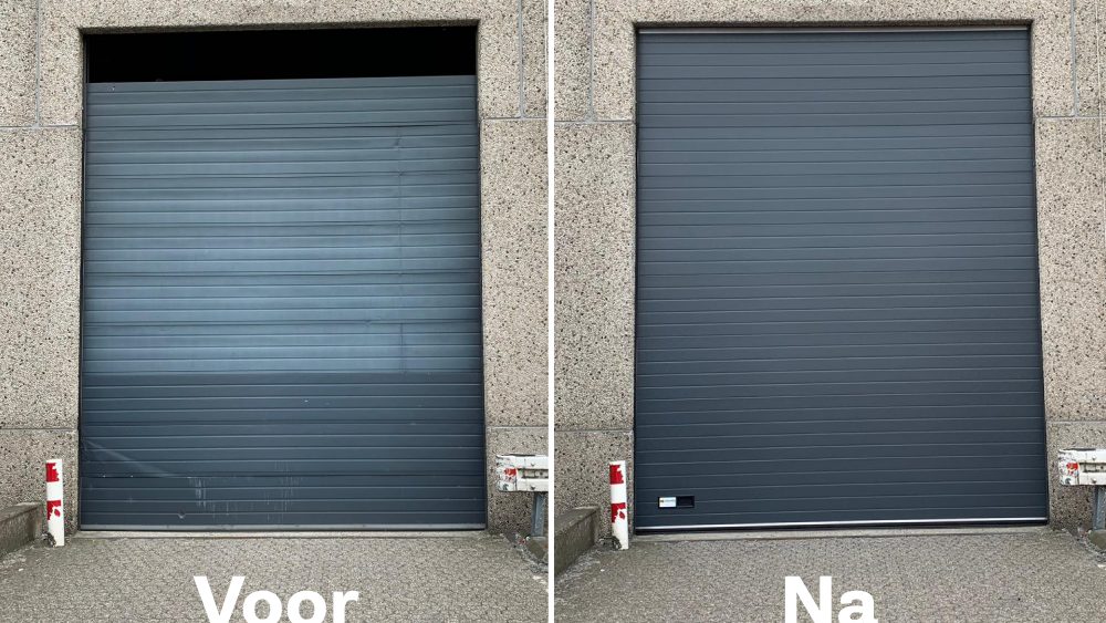 Resultaat van een nieuwe overheaddeur